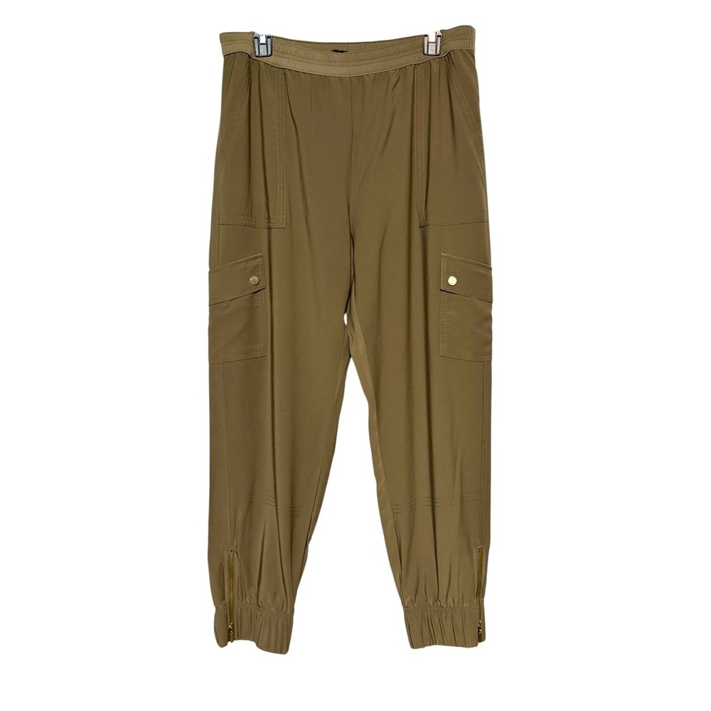 Chicos Size 2 Utility Cargo Jogger Pants Womens Large Gorpocore Streetwear Chic‎